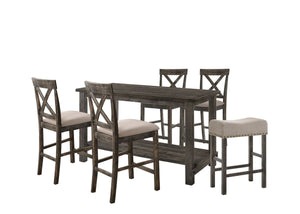 Ovo 7-Piece Counter-Height Dining Set