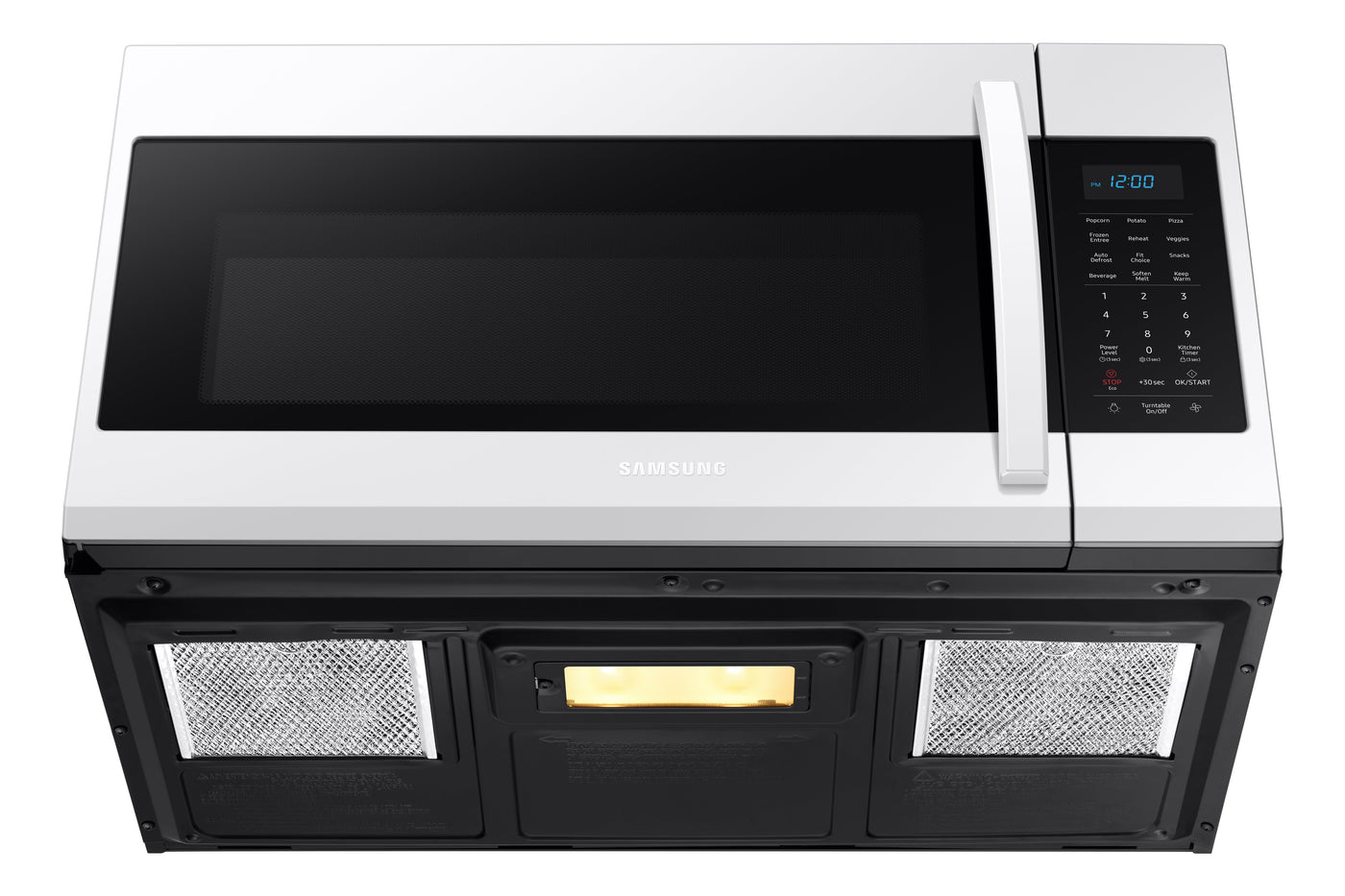 Samsung White Over-the-Range Microwave (1.9 Cu. Ft.) - ME19R7041FW