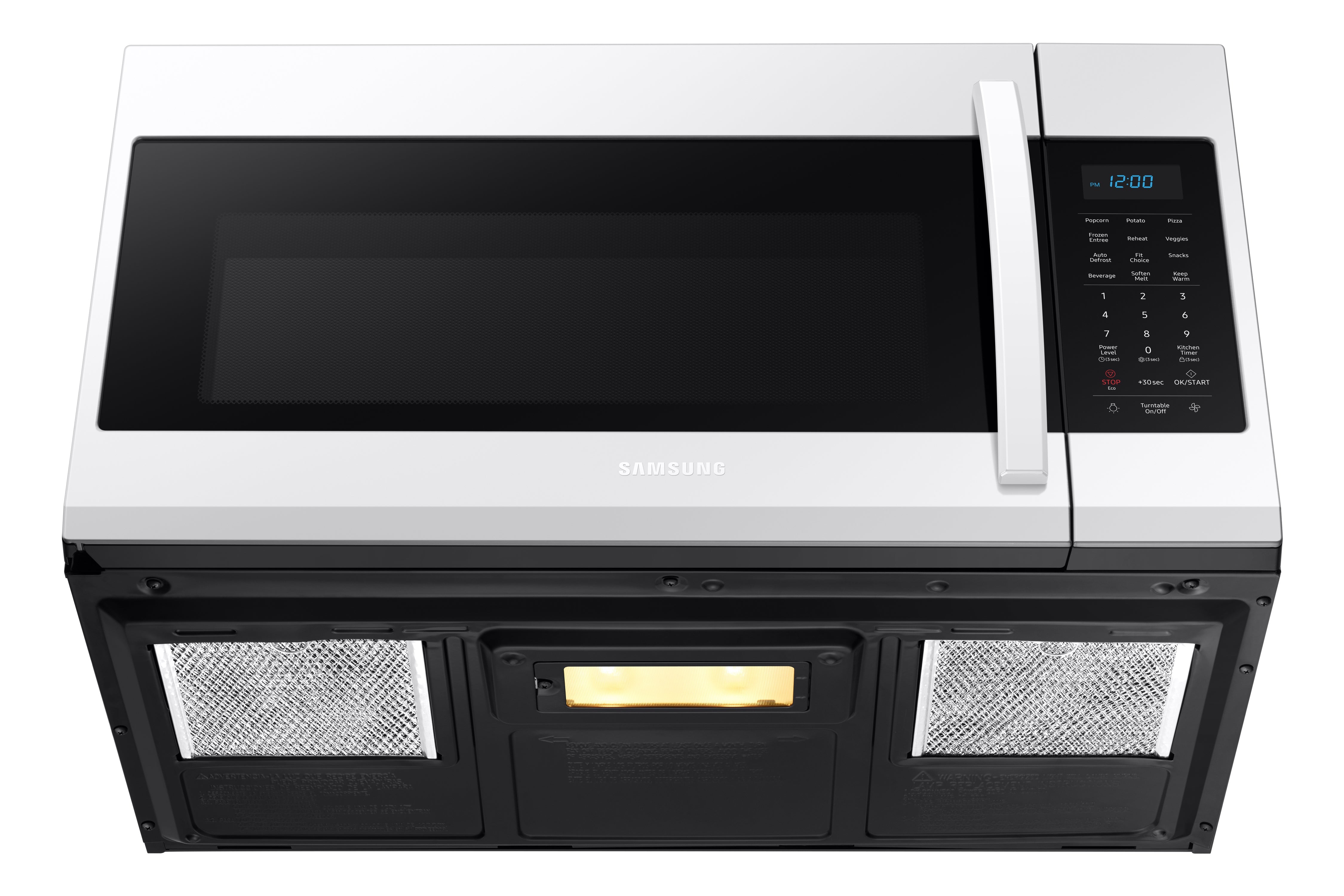 Samsung White Over-the-Range Microwave (1.9 Cu. Ft.) - ME19R7041FW