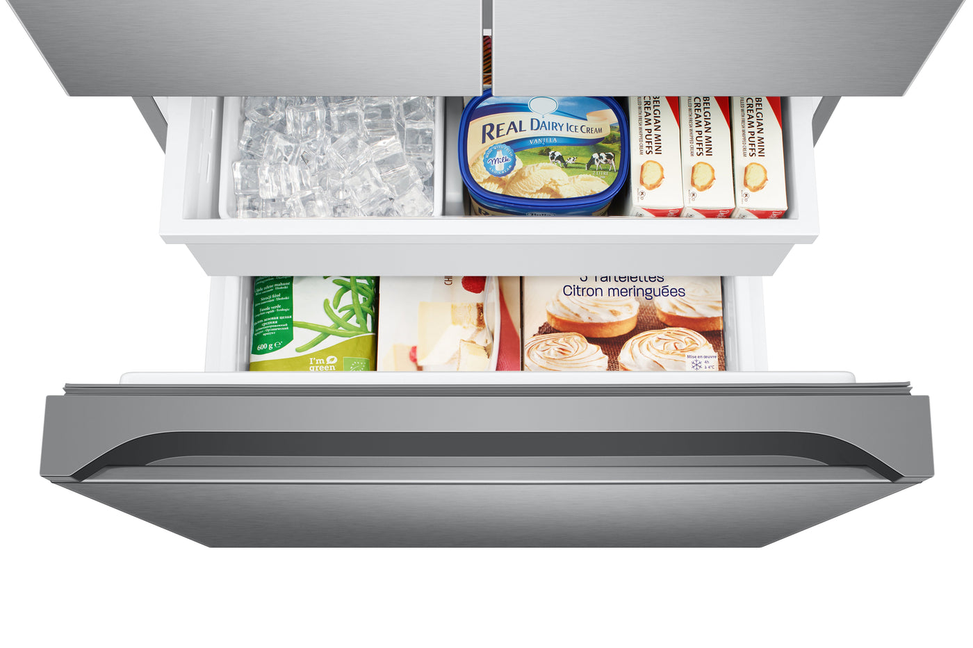 Samsung Stainless Steel 33" Counter Depth French Door Refrigerator (17.5 Cu.Ft) - RF18A5101SR/AA