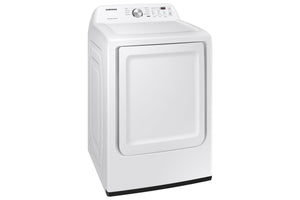 Samsung White Electric Dryer with Sensor Dry (7.2 Cu.Ft) - DVE45T3200W/AC