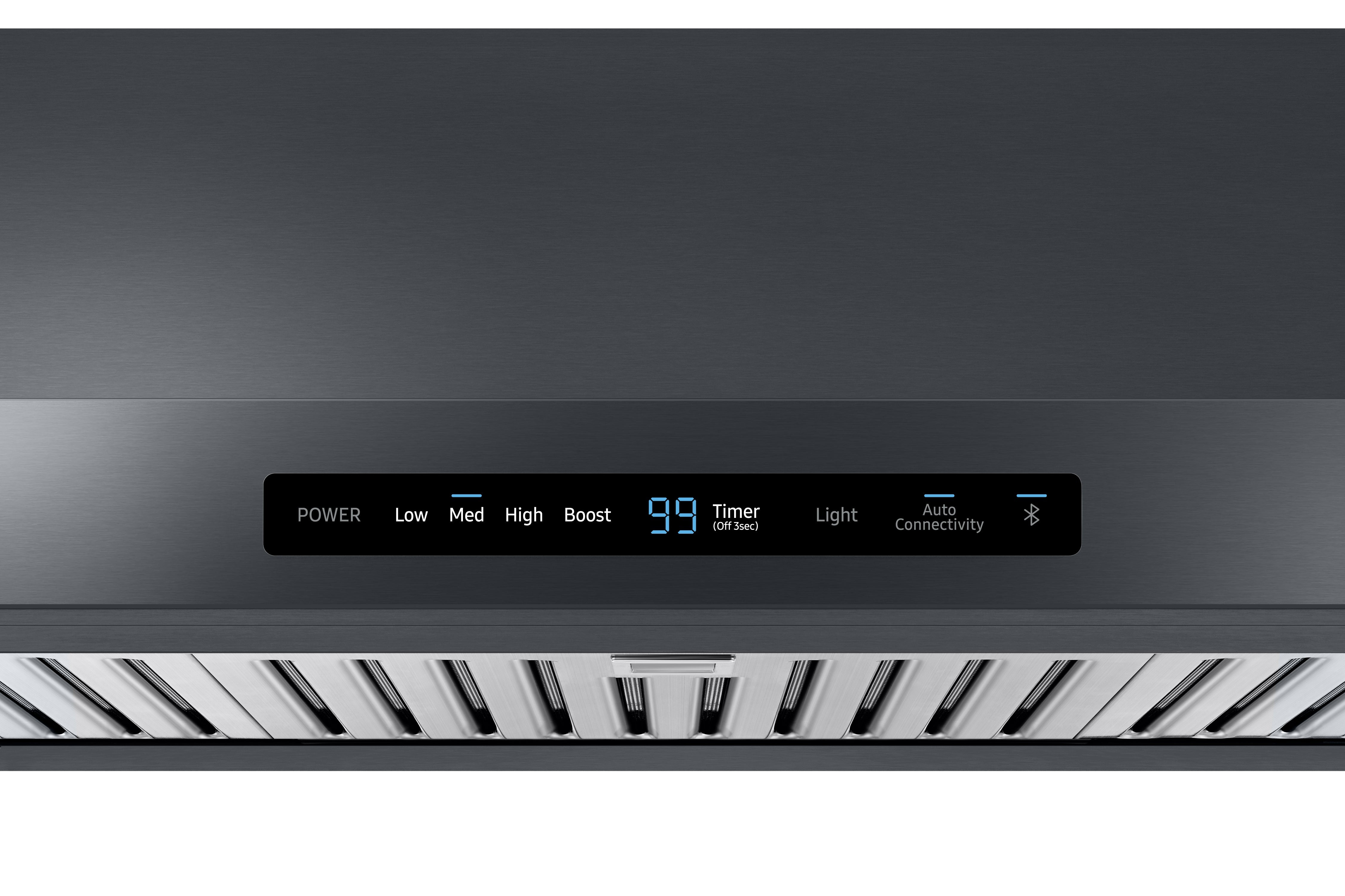 Samsung Black Stainless Steel 36" 600 CFM Under Cabinet Hood - NK36N7000UG/AA