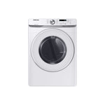 Samsung White Front Load Electric Dryer with Shallow Depth (7.5 Cu.Ft) - DVE45T6005W/AC