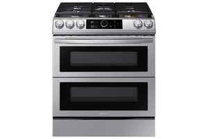 Samsung Stainless Steel Dual Fuel Range with True Convection and Air Fry (6.3 Cu.Ft) - NY63T8751SS/AC