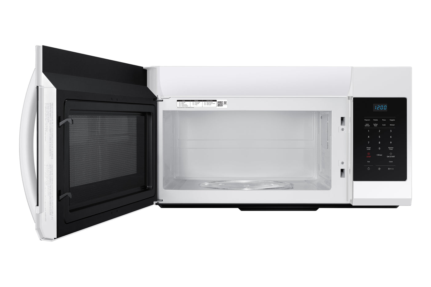 Samsung White Over-the-Range Microwave (1.7 Cu.Ft) ME17R7021EW