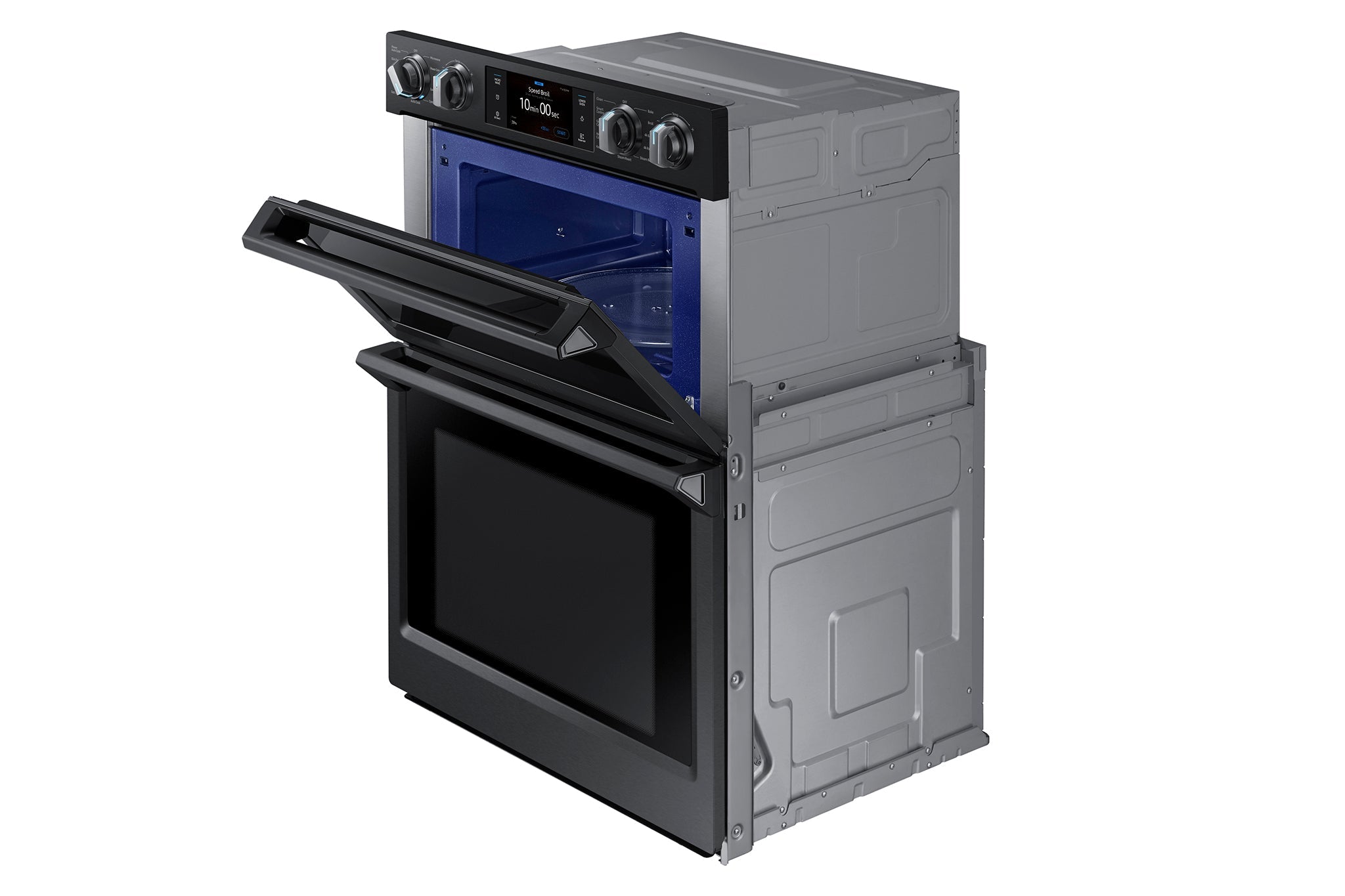 Samsung Black Stainless Steel 30" Wall Oven (5.1 Cu. Ft.) with Microwave (1.9 Cu. Ft.) - NQ70M7770DG/AA