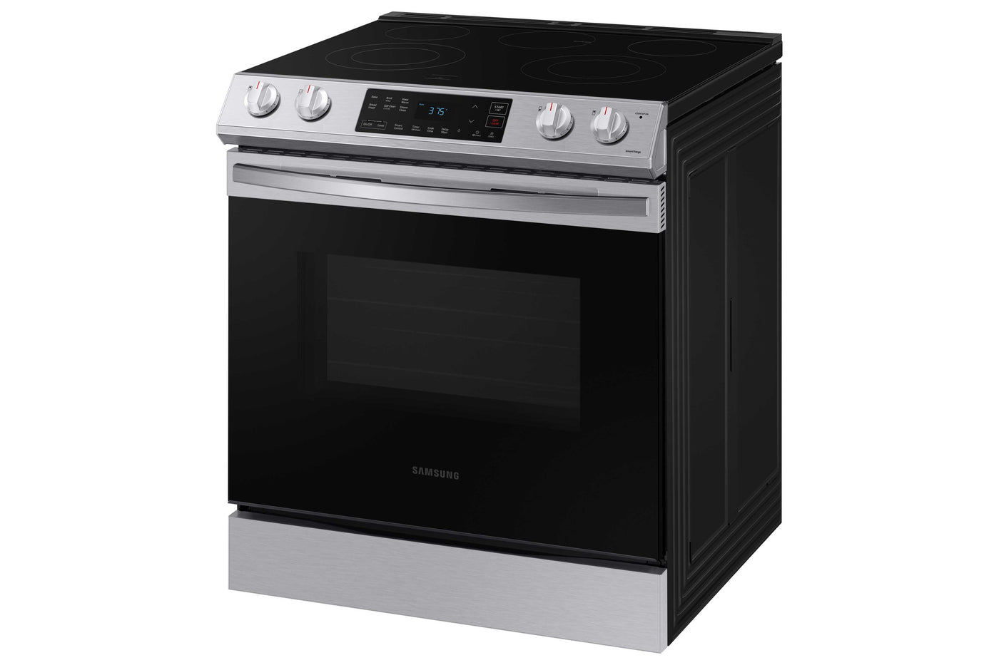 Samsung Stainless Steel Electric Range with Slide-in Design (6.3 Cu.Ft) - NE63T8111SS/AC