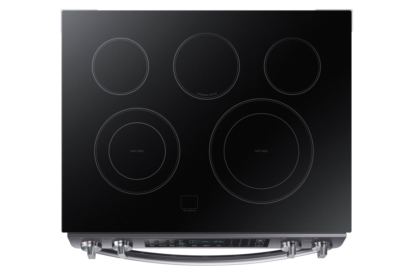 Samsung Black Stainless Steel Slide-in Electric Range (5.8 Cu. Ft.) - NE58R9430SG/AC