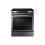 Samsung Black Stainless Steel Slide-in Electric Range (5.8 Cu. Ft.) - NE58R9430SG/AC