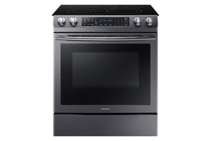 Samsung Black Stainless Steel Slide-in Electric Range (5.8 Cu. Ft.) - NE58R9430SG/AC