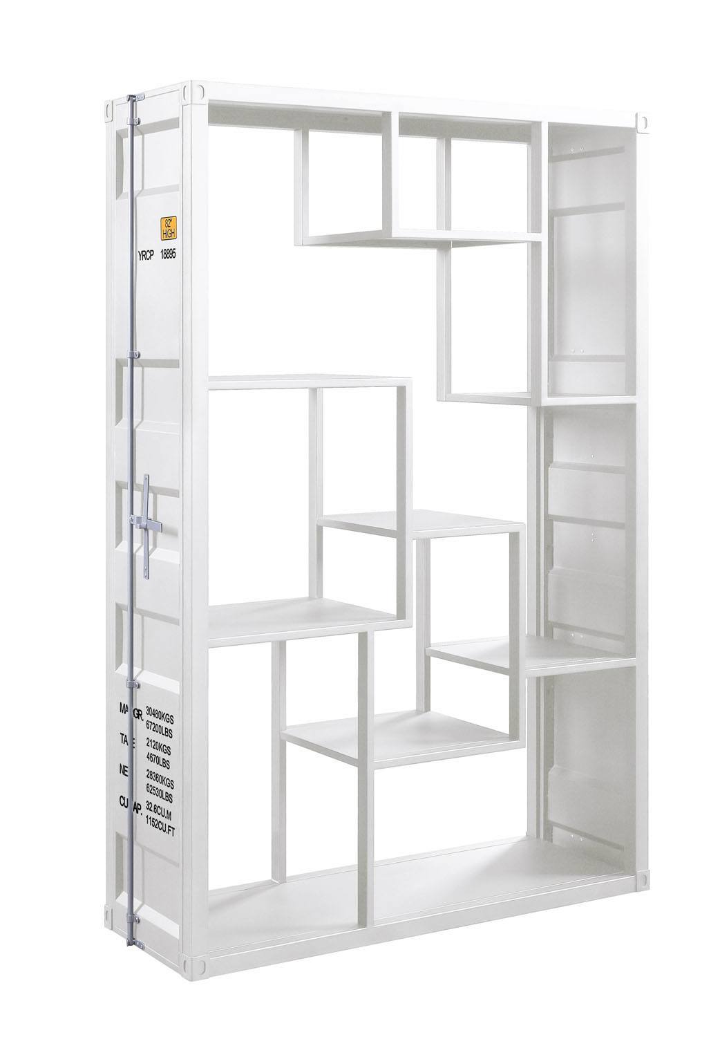 Konto Industrial Bookcase - White