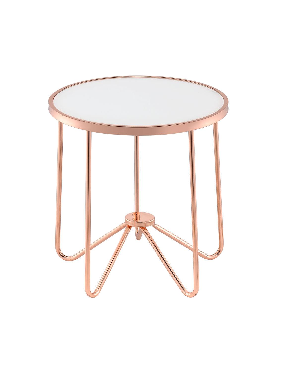 Albans Glass End Table