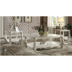 Escalera Coffee Table - Bone White