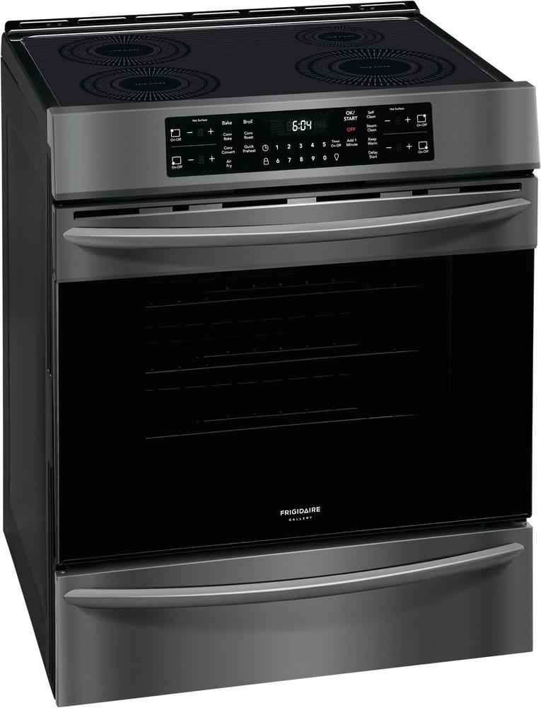 Frigidaire Gallery Black Stainless Steel Freestanding Induction Range with Air Fry (5.4 Cu. Ft.) - CGIH3047VD