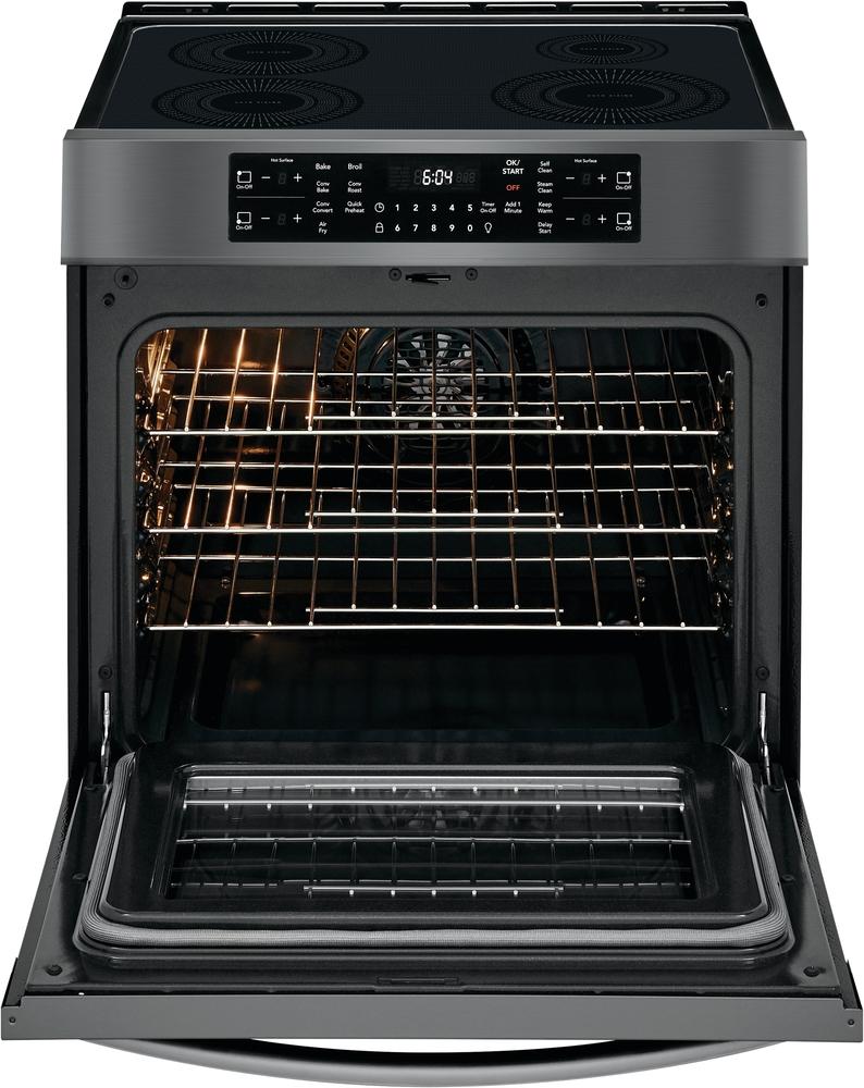 Frigidaire Gallery Black Stainless Steel Freestanding Induction Range with Air Fry (5.4 Cu. Ft.) - CGIH3047VD
