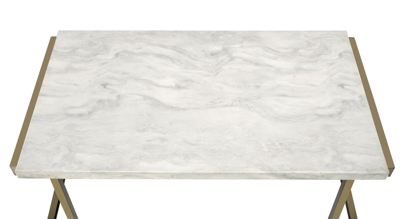 Lashonda Marble Look Coffee Table
