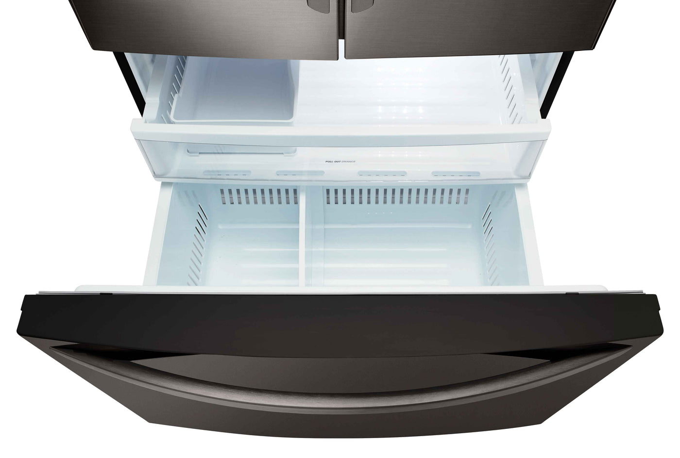 LG 30" Black Stainless Steel French Door Refrigerator (22 cu. ft.) - LRFNS2200D