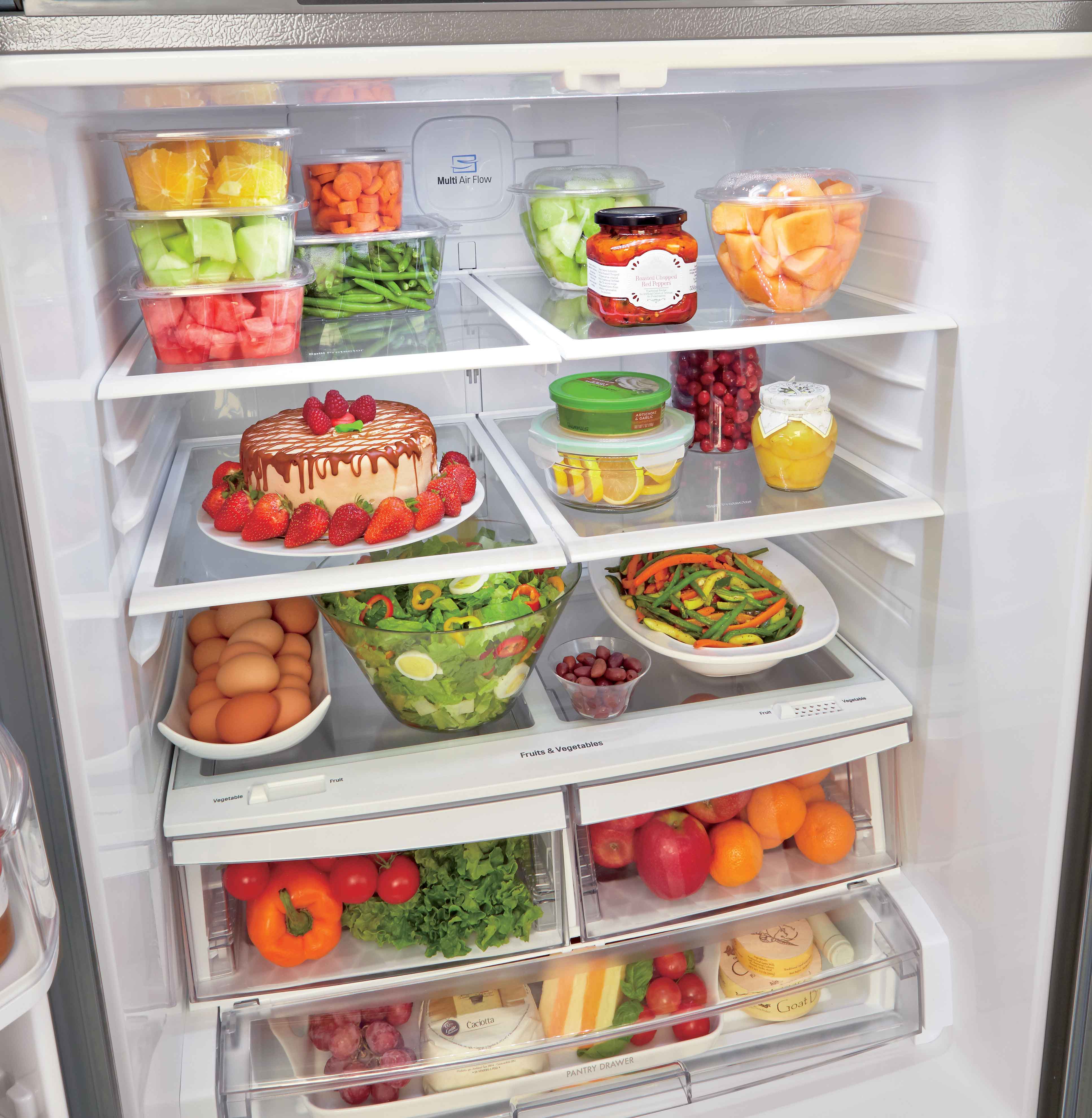 LG 30" Smudge Resistant Stainless Steel French Door Refrigerator (22 cu. ft.) - LRFNS2200S