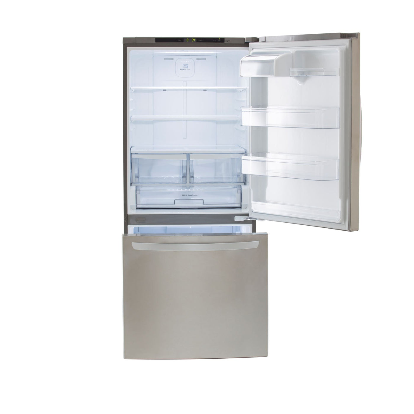 LG Stainless Steel 30" Bottom Mount Fridge (22.1 Cu.Ft.) - LRDNS2200S