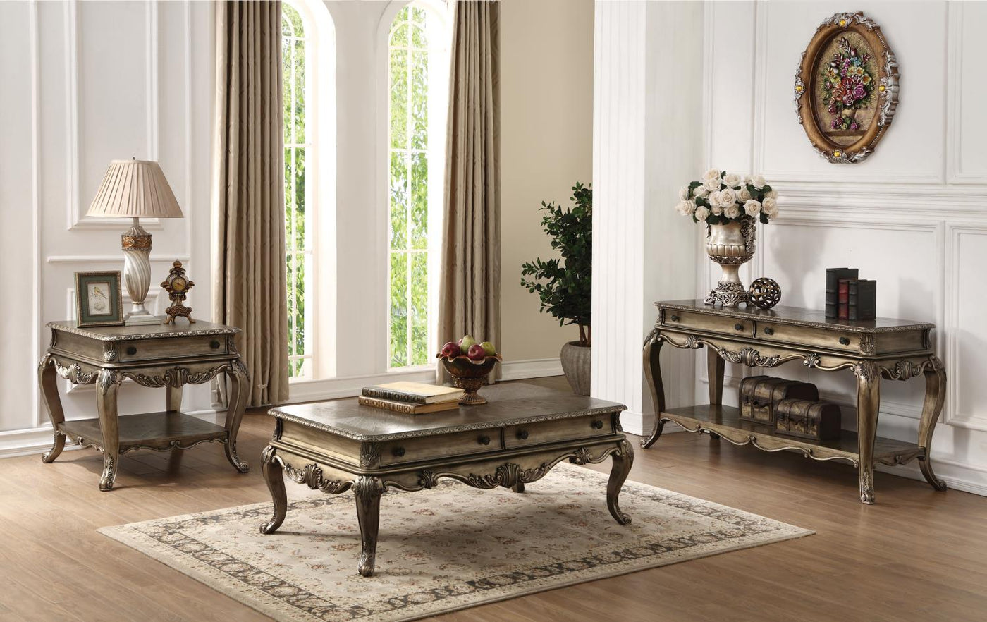 Vera Sofa Table - Vintage Oak