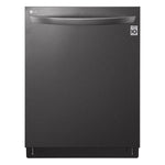 LG Black Stainless Steel Top Control Wi-Fi Enabled Dishwasher with TrueSteam® and 3rd Rack - LDTS5552D