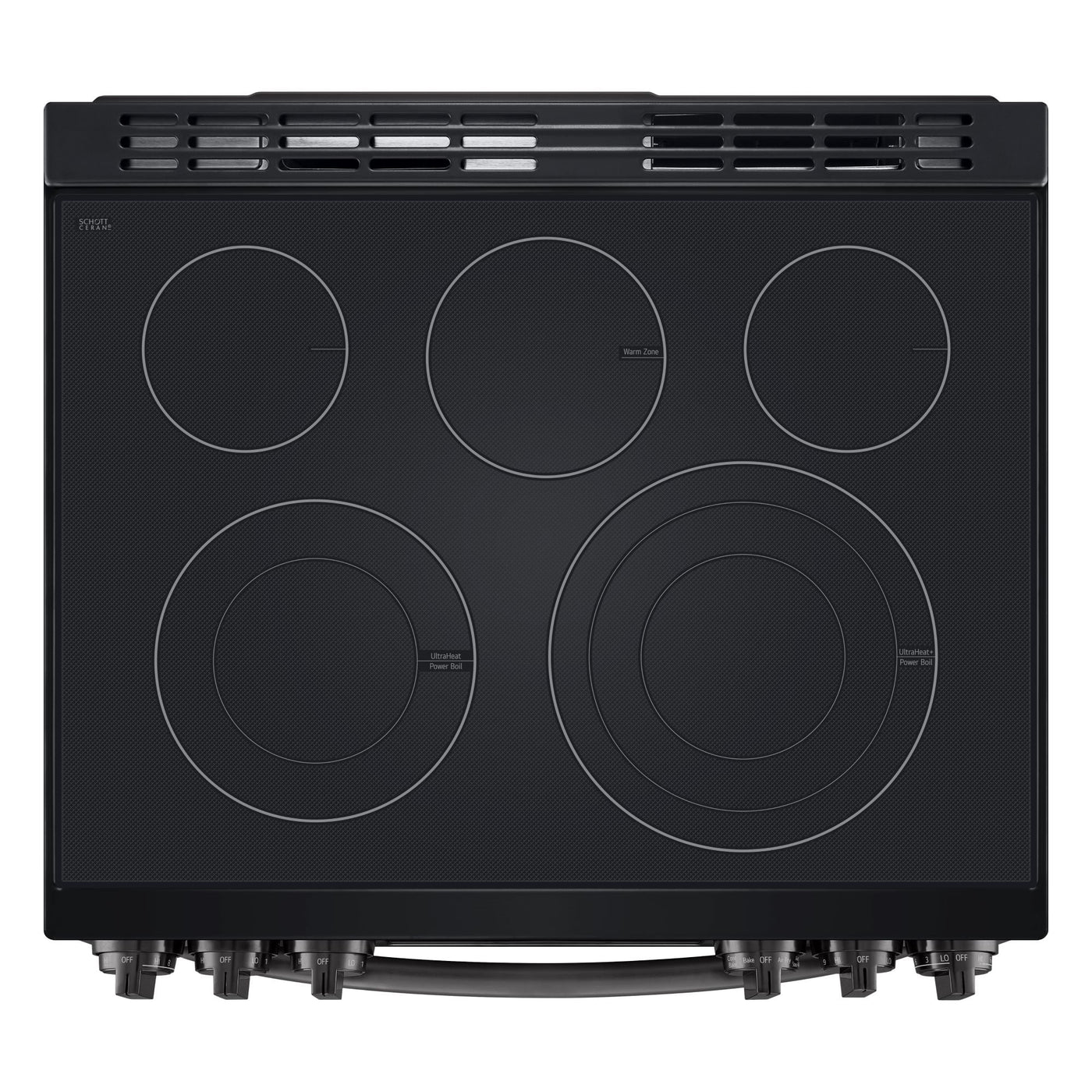 LG Smudge Resistant Black Stainless Steel Smart Wi-Fi Enabled ProBake Convection® InstaView™ Electric Slide-in Range with Air Sous Vide and AirFry (6.3 Cu.Ft) - LSEL6337D