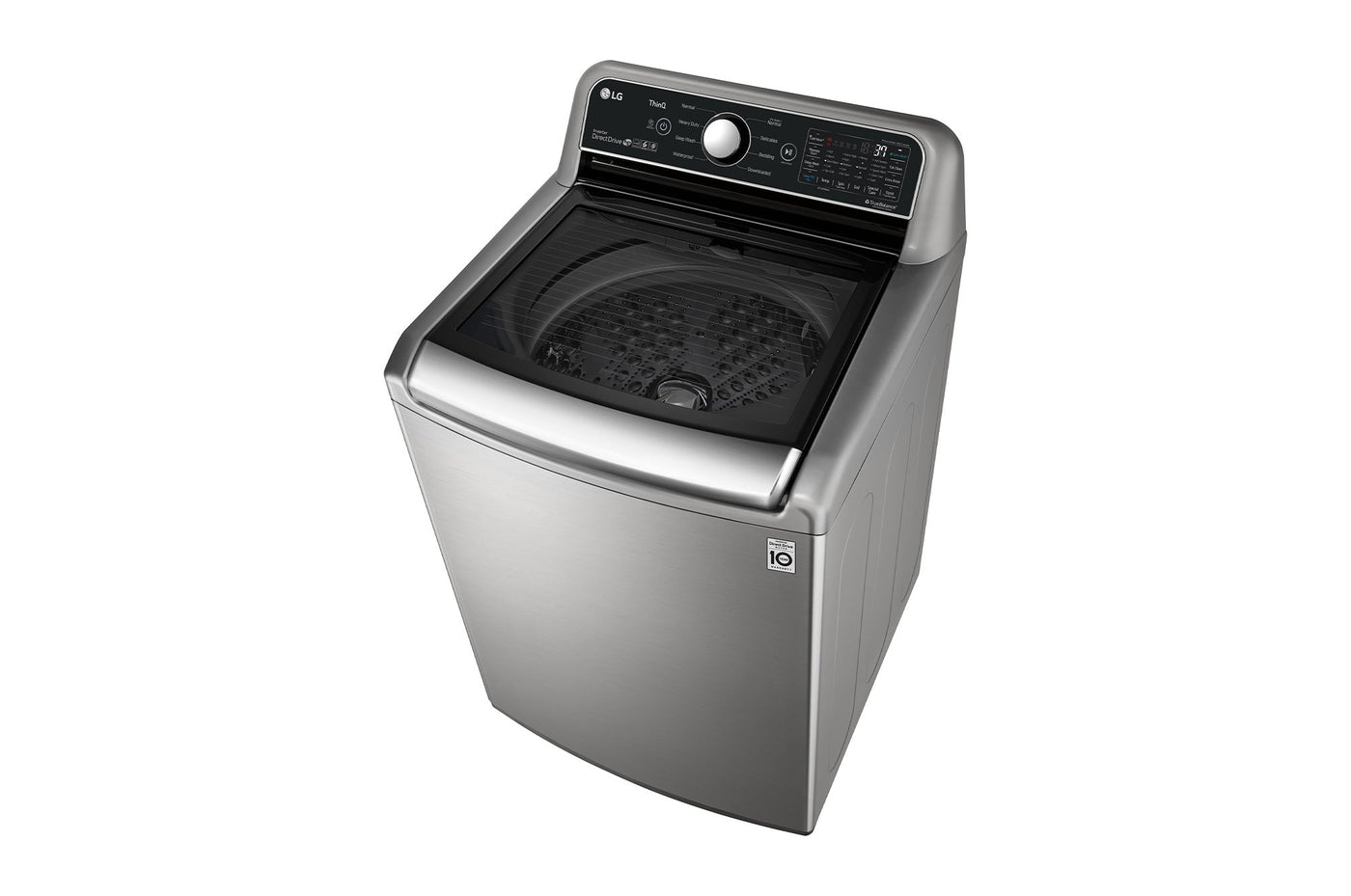 LG Graphite Steel Mega Capacity Smart WiFi Enabled Top Load Washer with Agitator and TurboWash3D™ Technology (5.6 Cu.Ft) - WT7305CV