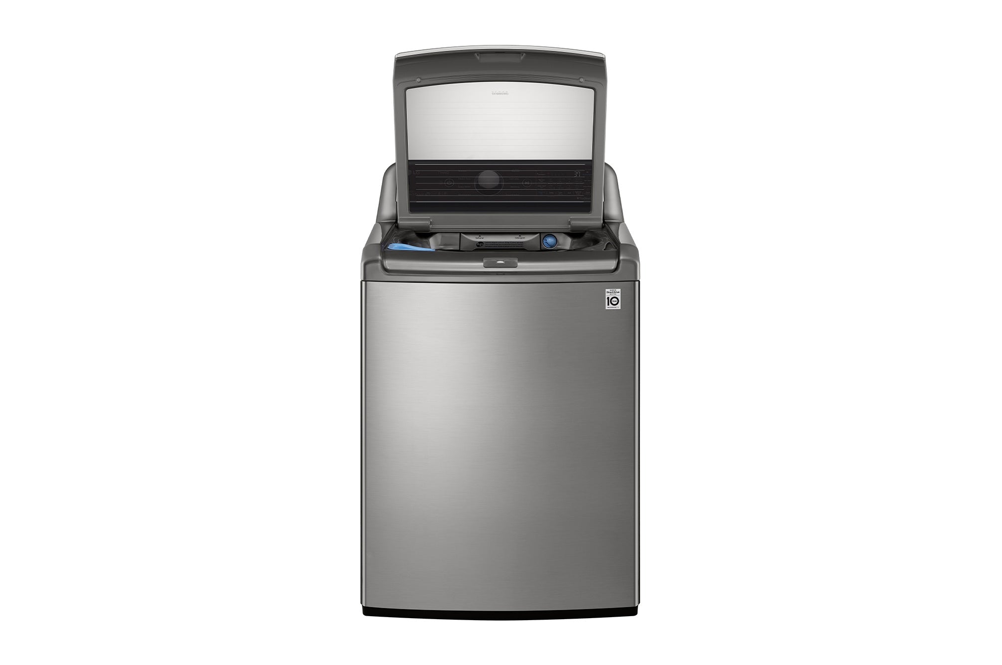 LG Graphite Steel Mega Capacity Smart WiFi Enabled Top Load Washer with Agitator and TurboWash3D™ Technology (5.6 Cu.Ft) - WT7305CV