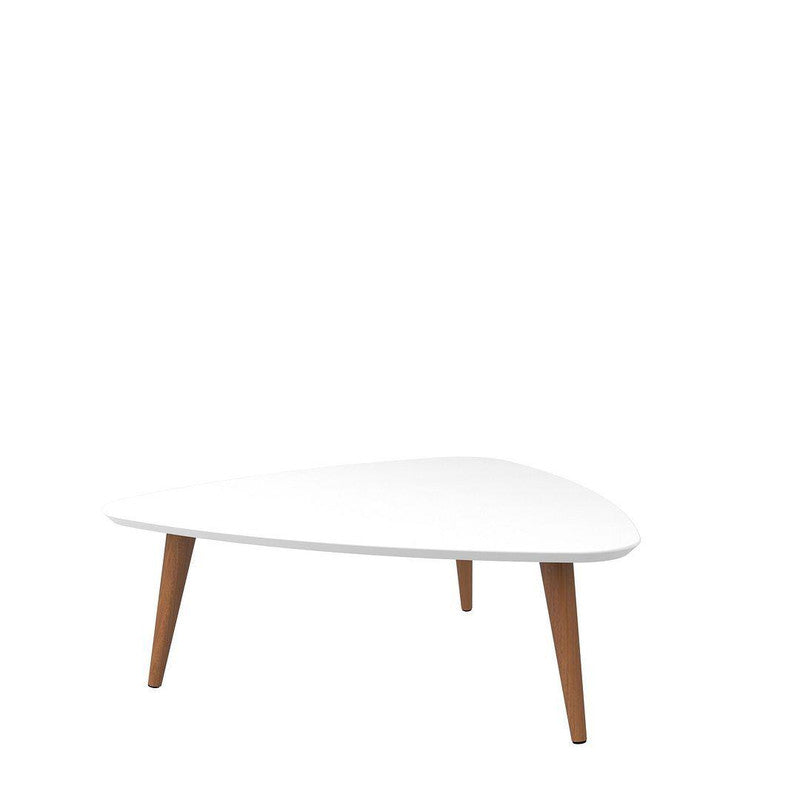 Aketi Triangular Coffee Table - Off White