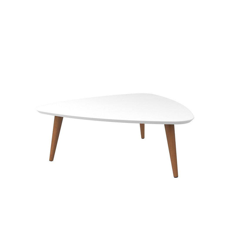 Aketi Triangular Coffee Table - Off White