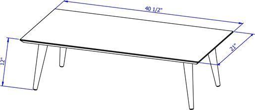 Aketi Coffee Table - White Gloss