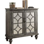 Klisa Console Table with Two Doors- Weathered Grey