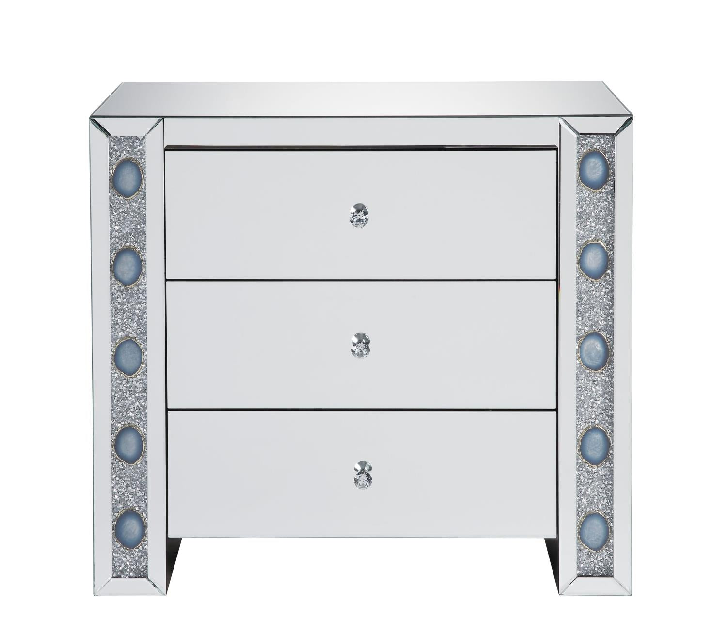 Sonja Mirrored Night Table/Dresser
