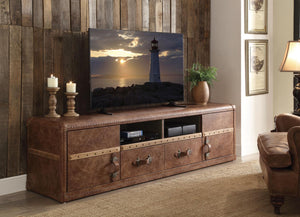 Winston - II Leather TV Stand