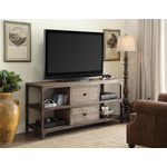 Flater TV Stand - Weathered Oak