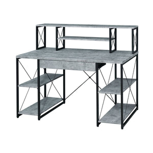 Orville Office Desk - Faux Concrete