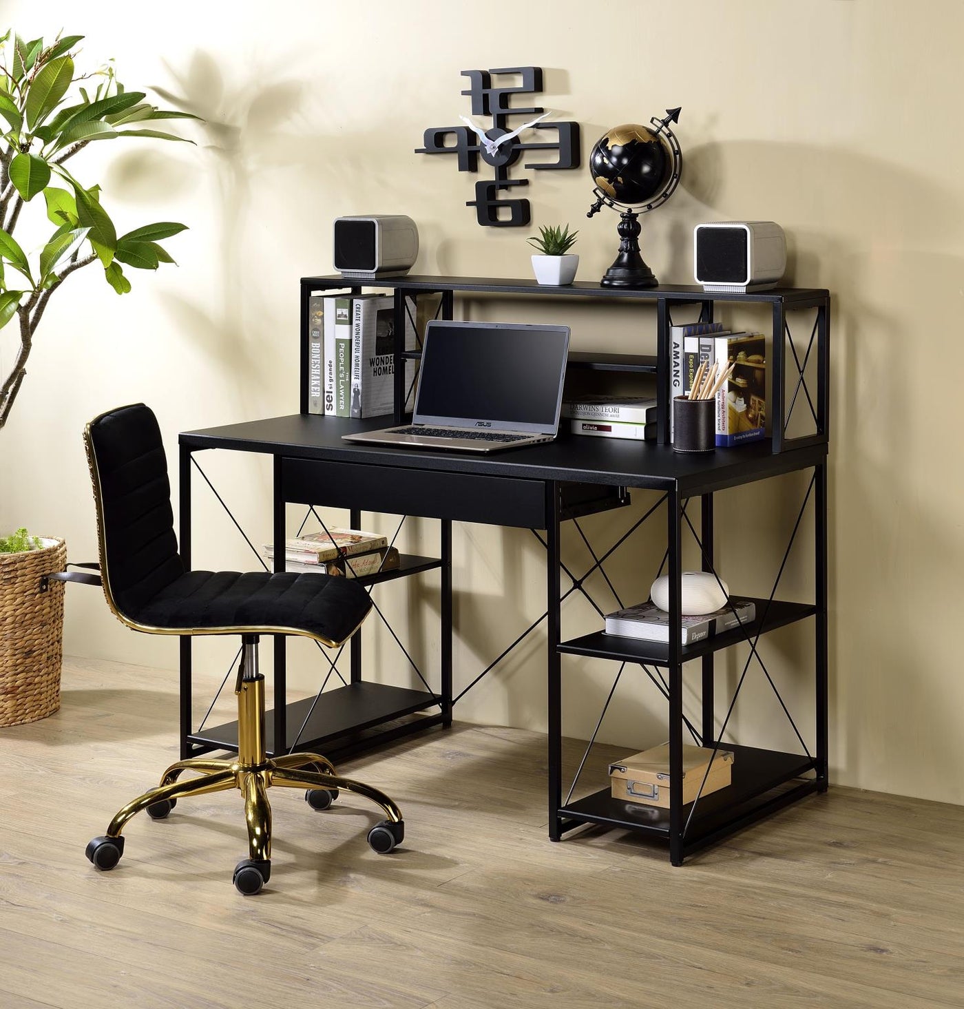 Orville Office Desk - Black