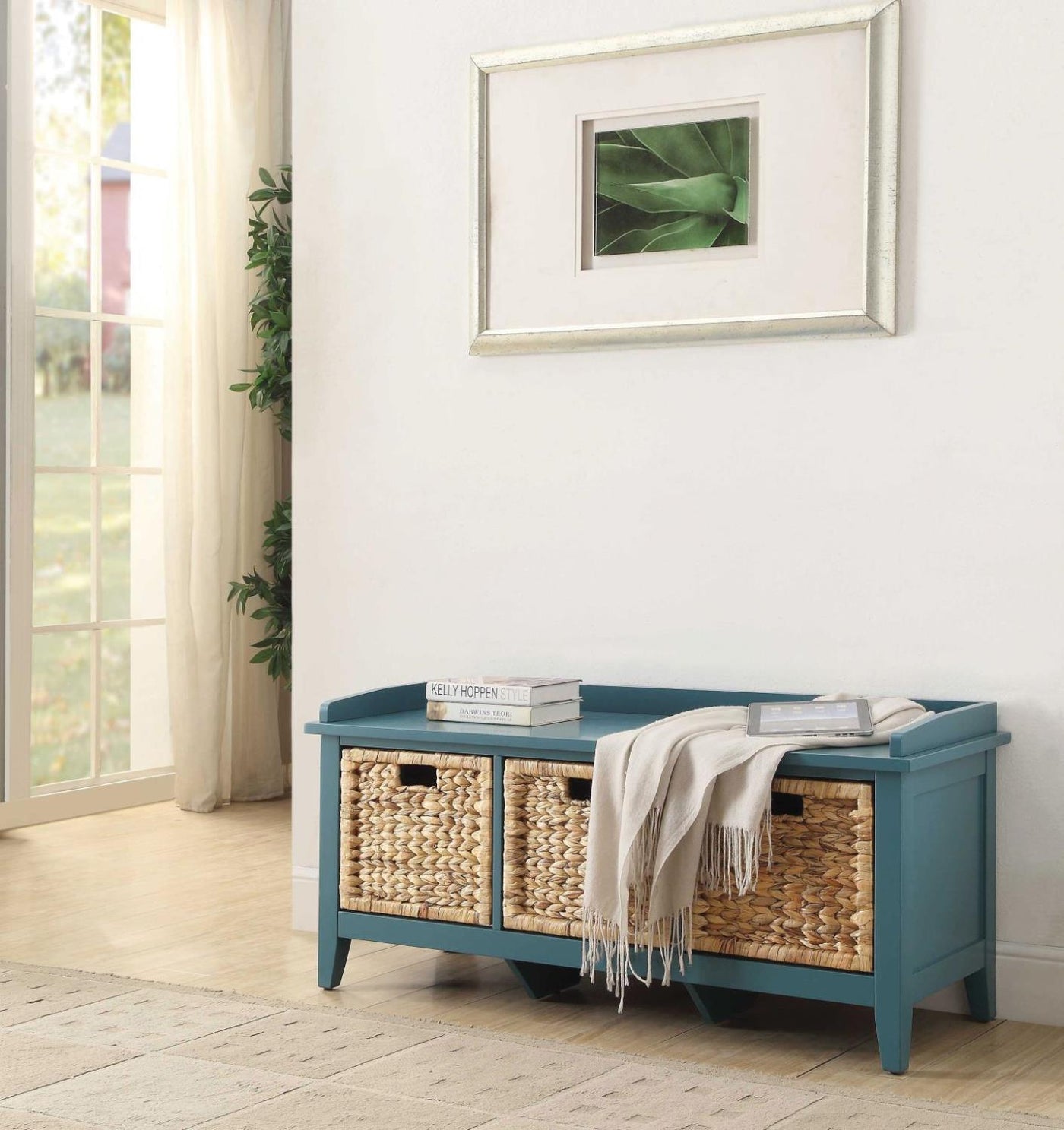 Free Flow Bench with Storage - Teal