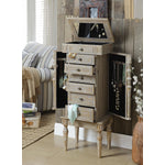 Theree - II Jewelry Armoire - Weathered Oak