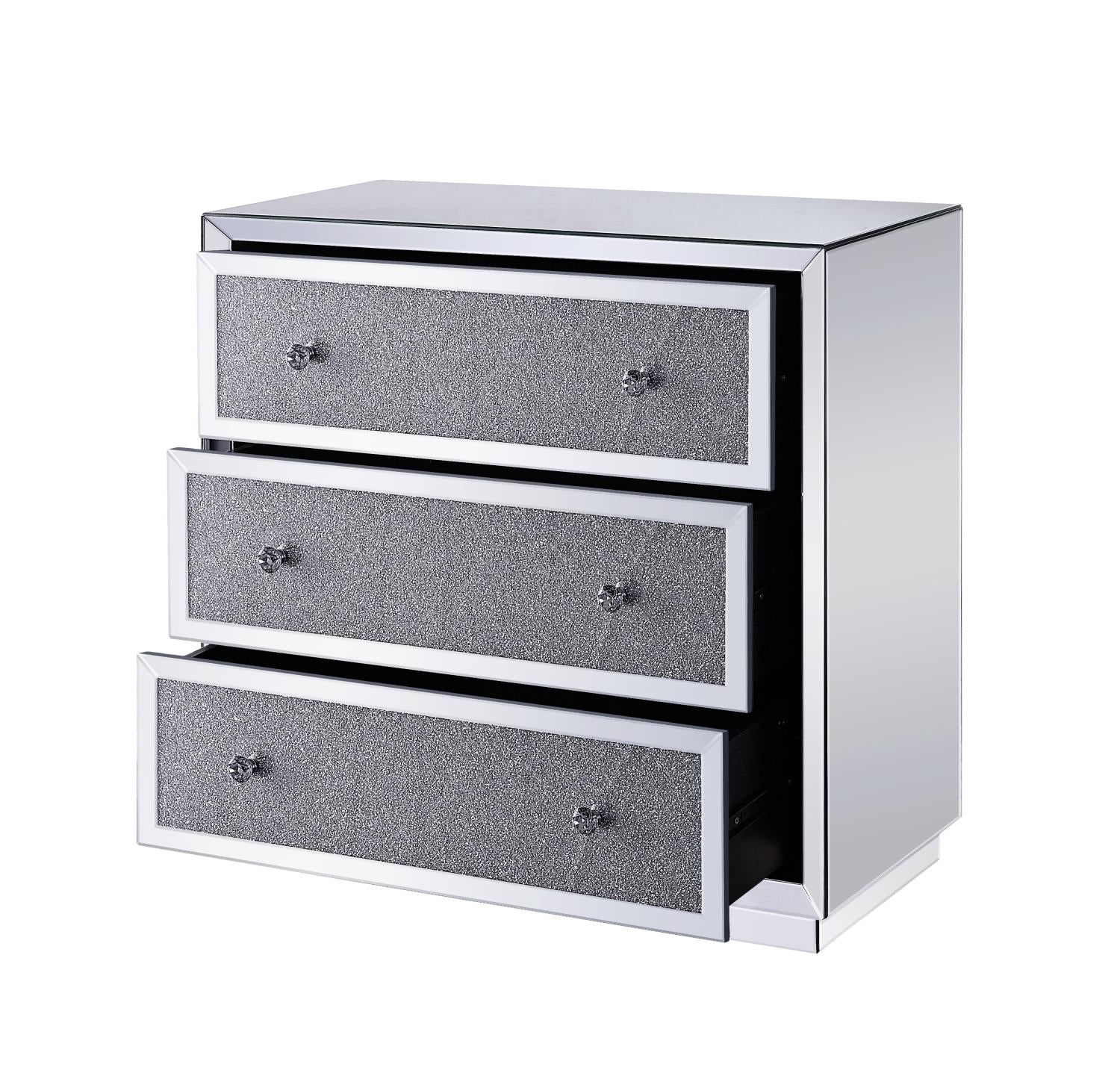 Toya Compact Mirrored Dresser