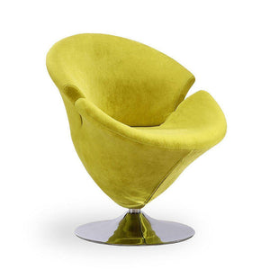 Niani Swivel Accent Chair - Green