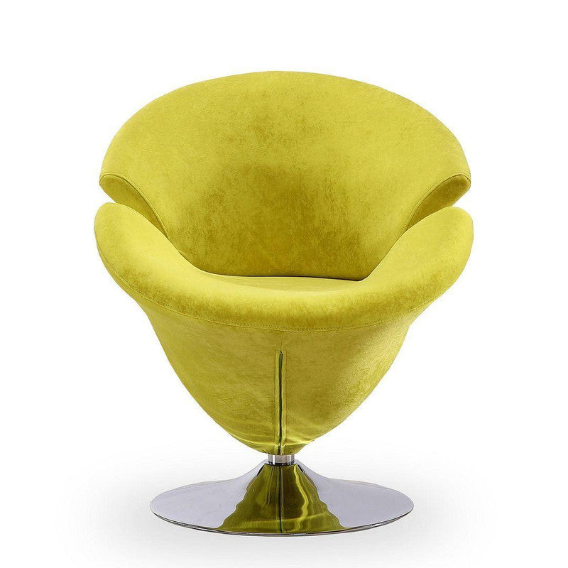 Niani Swivel Accent Chair - Green