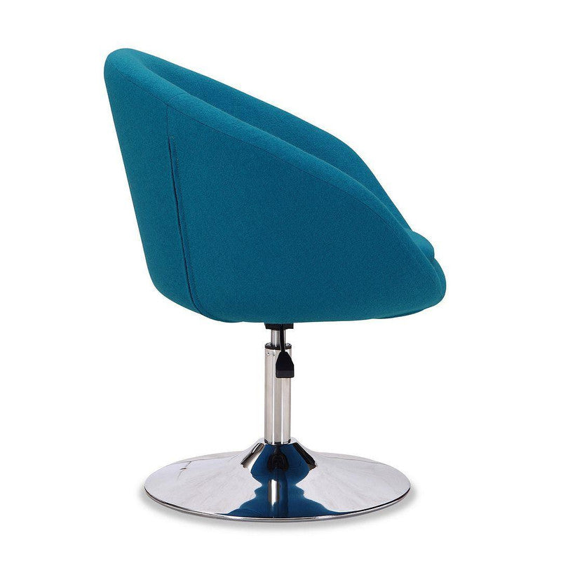 Hita Adjustable Height Swivel Chair - Blue