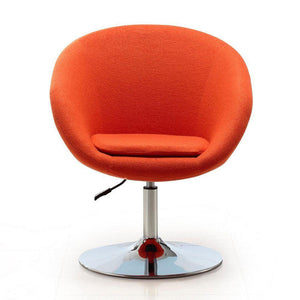 Hita Adjustable Height Swivel Chair - Orange
