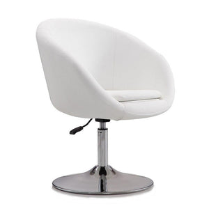 Hita Adjustable Height Swivel Chair - White