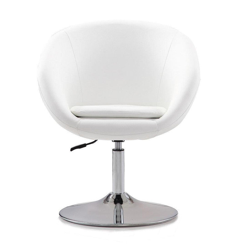 Hita Adjustable Height Swivel Chair - White