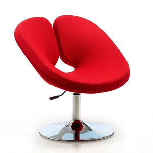 Ceuta Adjustable Accent Chair - Red