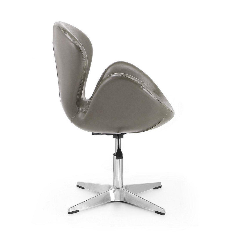 Nagqu Adjustable Height Swivel Accent Chair - Pebble