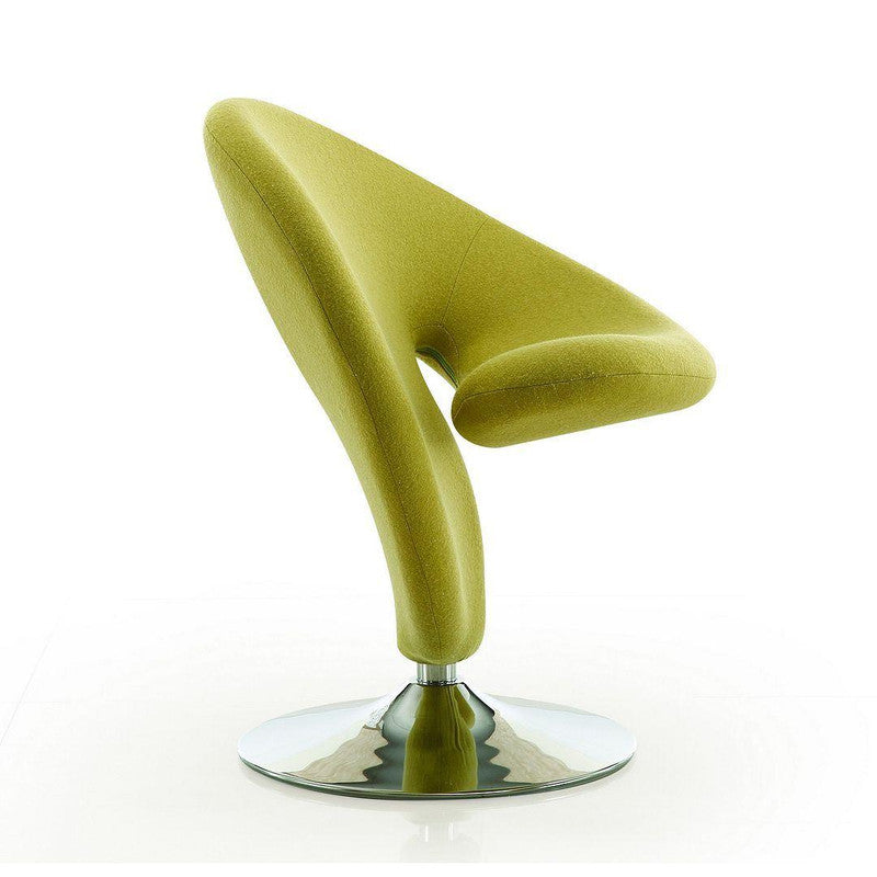 Patras Swivel Accent Chair - Green