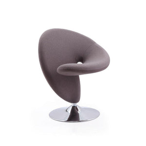 Patras Swivel Accent Chair - Grey